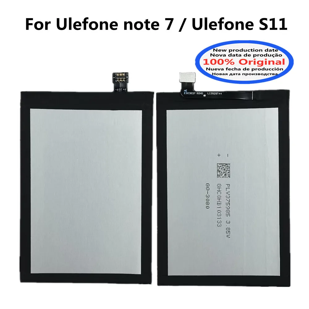 

100% Original Ulefone Note 7 / S11 3430mAh Battery For Ulefone S11 / Note 7 Smart Phone Replacement Battery Batteries Batteria