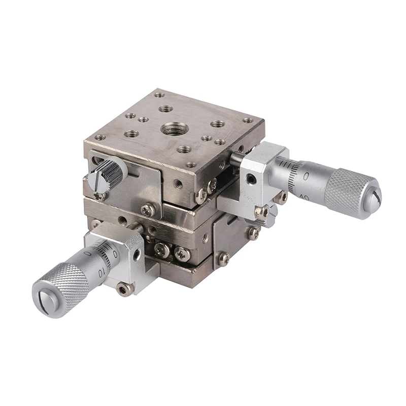 

C&Kl Translation Stage XY Axis Stage Displacement Platform 40x40mm Manual Stage For Optical Instruments