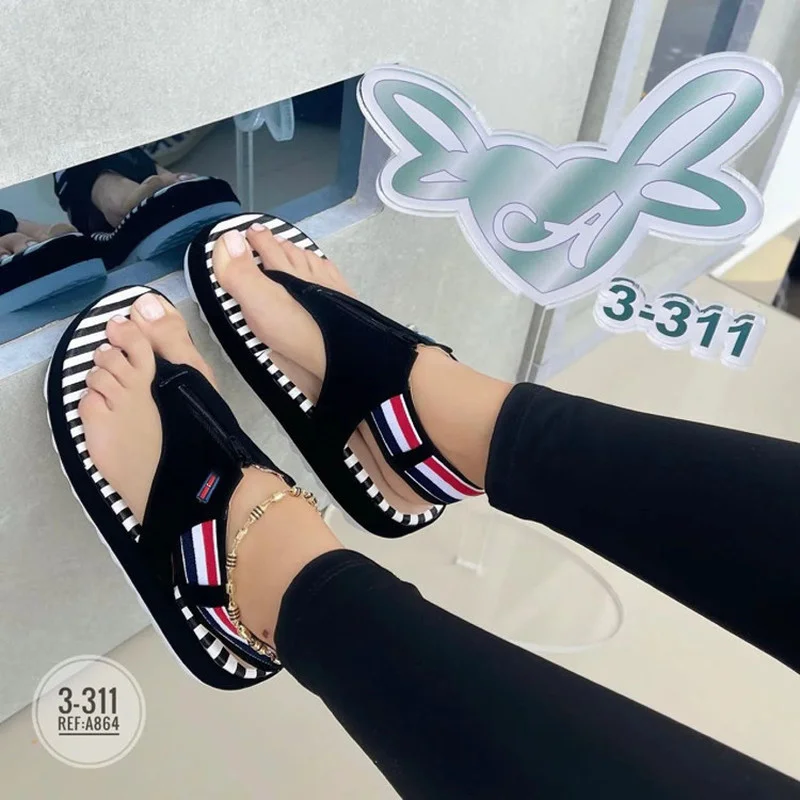

2022 Fashion Wedge Female Platform Buckle Strap Street Summer Shoes Punk Beach Wedges Women Sandals Chunky Sandalias De Mujer