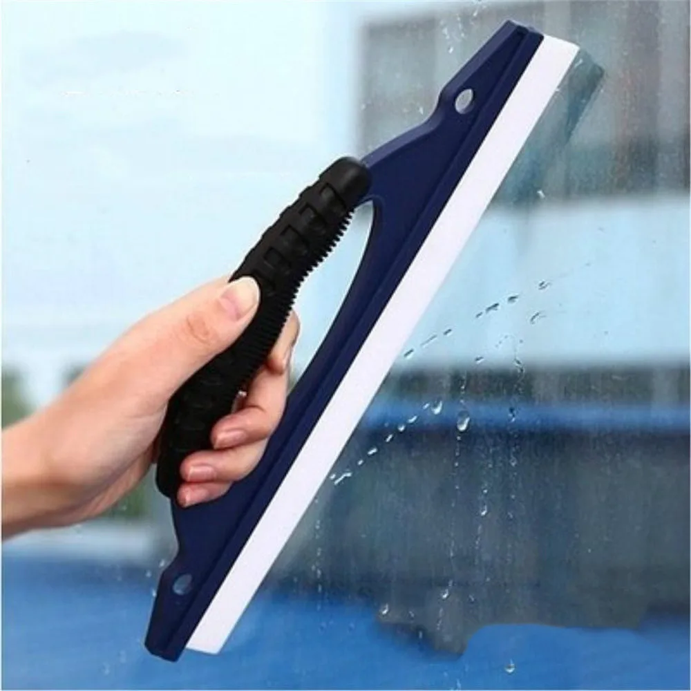 

Car Window Cleaning Glass Scraper Scrubber Washing Tool Car Blade Clean Excellent Glass Shower Squeegee Soft Silicone Wiper