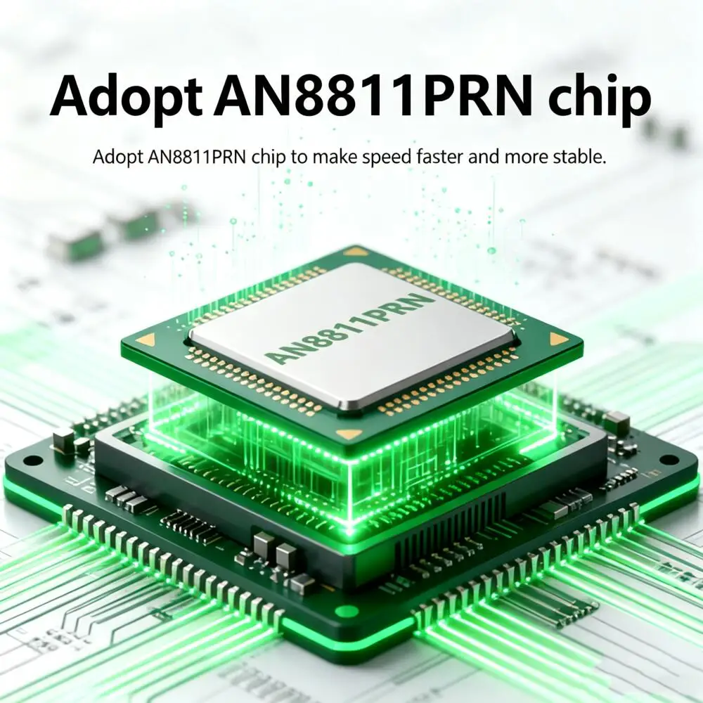 Фото ﻿   Сетевая карта KEBIDUMEI 2,5G PCI-E с разъемом RJ45, чип AN8811PRN, 1000 Мбит/с, 2,5 Гбит/с, адаптер контроллера Ethernet LAN PCIE X1 для Win10/11 №4