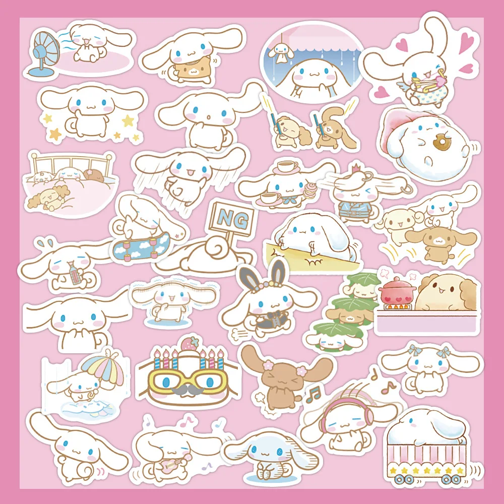 

60 шт., водостойкая наклейка Sanrio в стиле Канцтовары