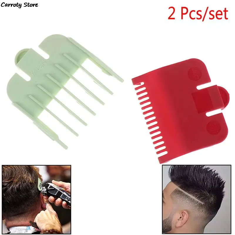 

2PCS Beard Trimmer Comb Replacement Clipper Blade Cutter Hair Grooming Trimmer Head Shaver Comb Brush Hair Clipper Guide Comb