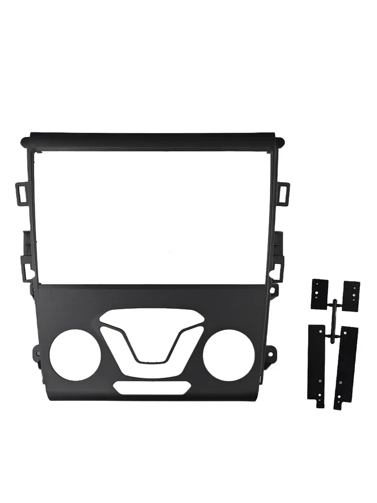 Черная 2-диночная автомобильная стерео рамка приборной панели для Ford Fusion Mondeo