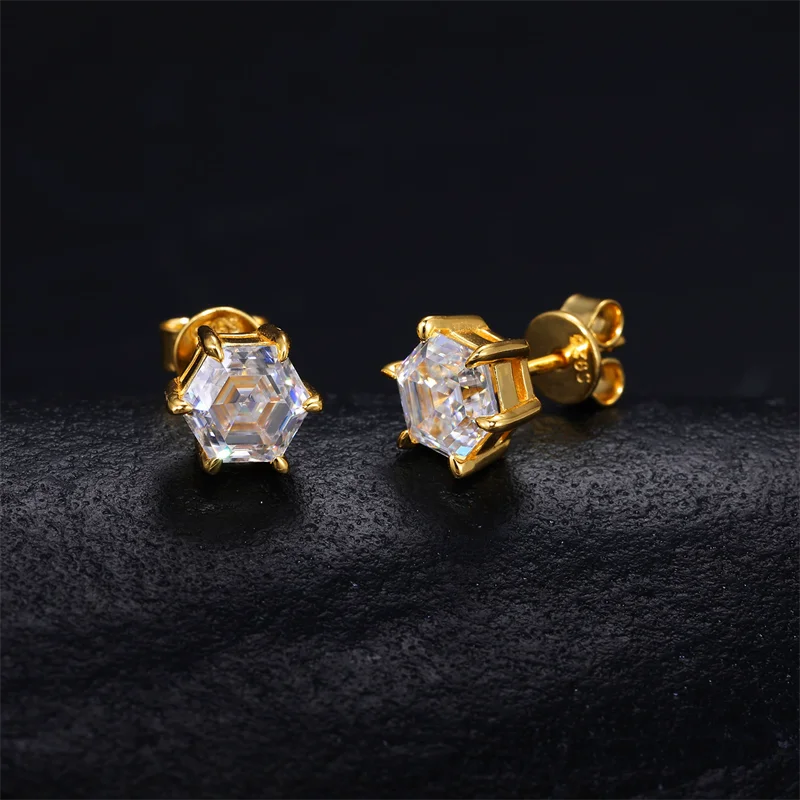 ZFSILVER модные классические серьги из серебра 925 пробы D с муассанитом в виде лапы 6