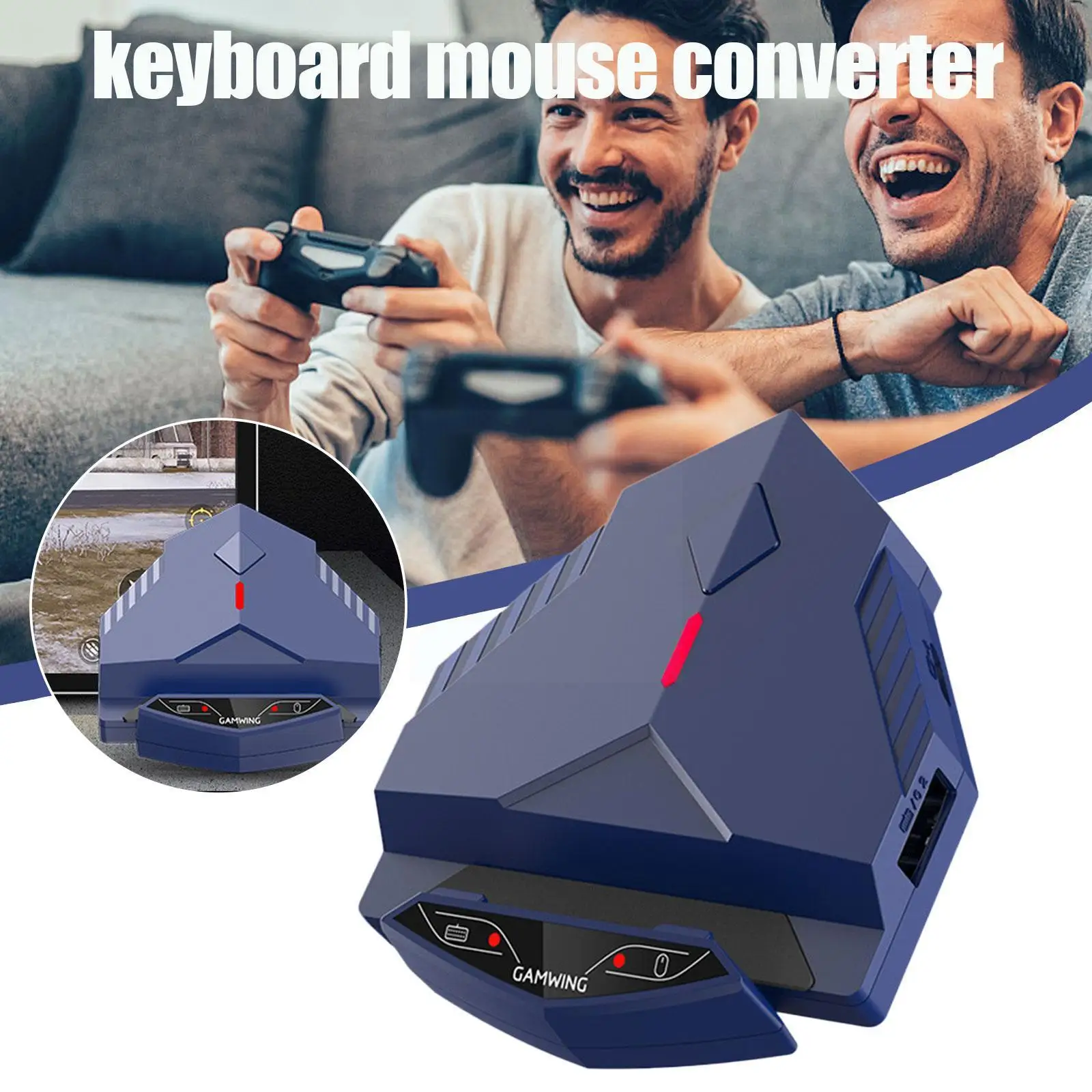 

Мобильный геймпад Lingzha3, контроллер с Bluetooth, игровая клавиатура, мышь, конвертер, мобильный контроллер для Android, Ios, Pubg, контроллер H5l6