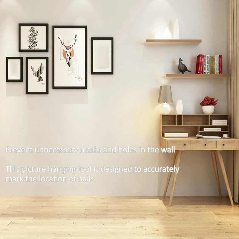 Инструмент для подвешивания картин набор Goodsnova с уровнем легкого изготовления