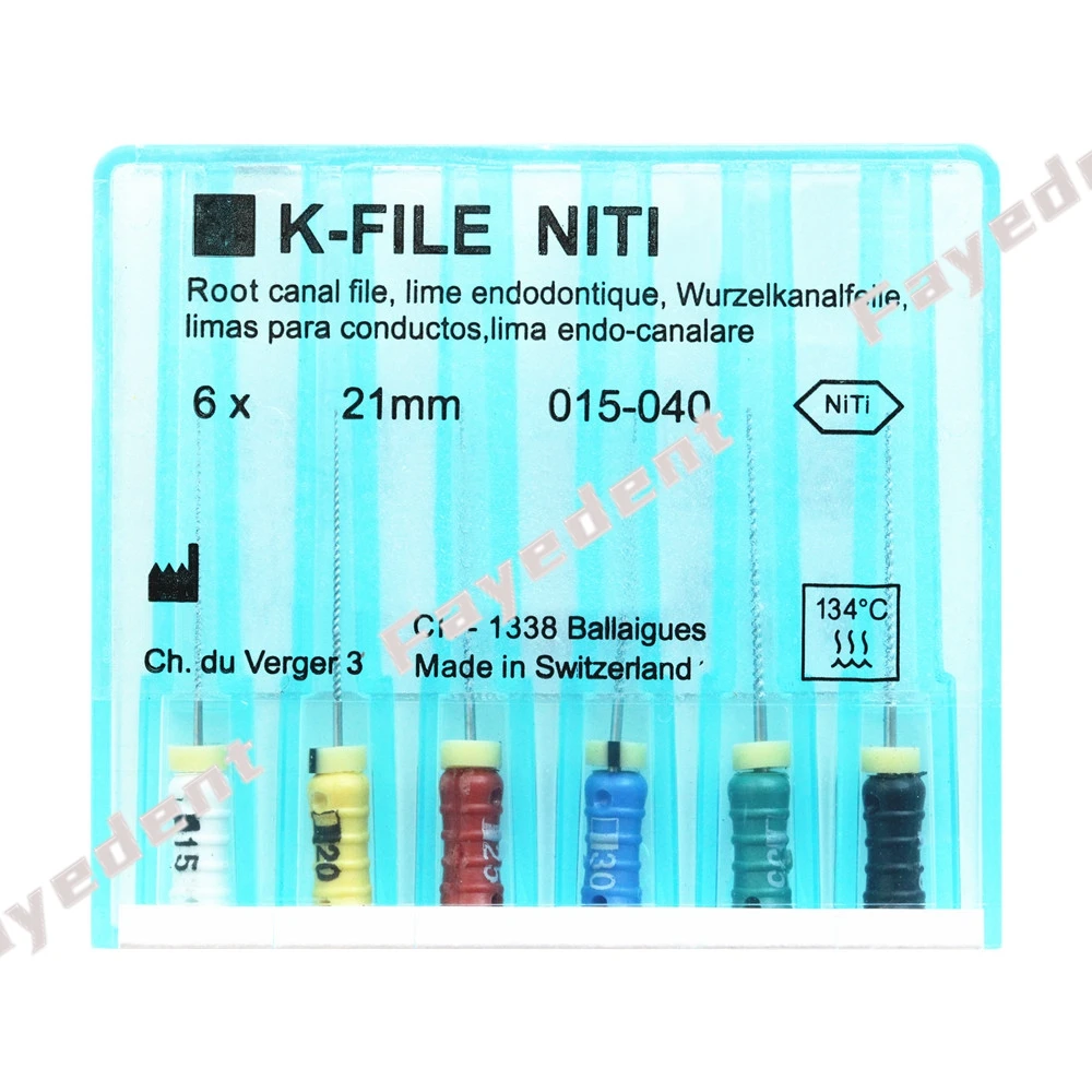 

10 Packs Dental K-FILE NiTi Flexible Burs Low Speed Round Bur RA Series For Dental Lab or Clinic Shank Dia.=2.35mm Length=22.5mm