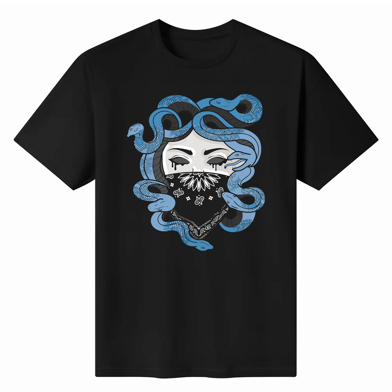 Футболки с рисунком Медуза Дизайн принтом 3 одинаковые муслиновые кроссовки