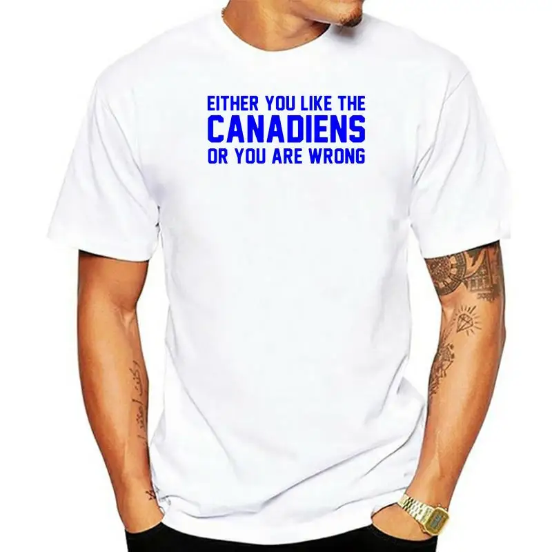 Монреаль хоккейер Канадиенс Хисс фанат Футболка Летний стиль