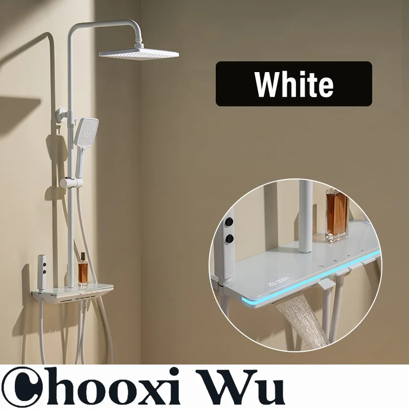 Насадка для душа CHOO XIWU с постоянной температурой кнопкой цифровой дисплей