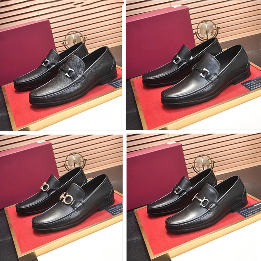 

Guangzhou Formal Dress Shoes For Gentle Europe Men Black Genuine Leather Pointed Toe Mens Business Oxfords Casual shoes