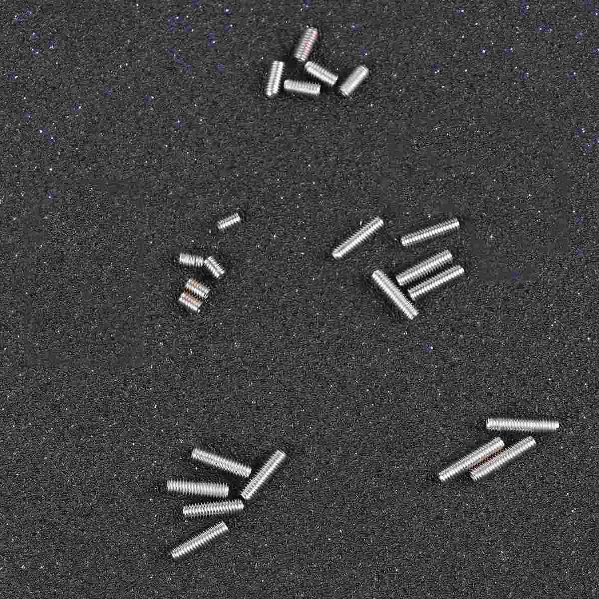 

25pcs Acoustic Guitar Saddle Bass Saddle Screw Guitar Bridge Screws Guitar Saddle Part Saddle Ajust Screw Guitar Screws