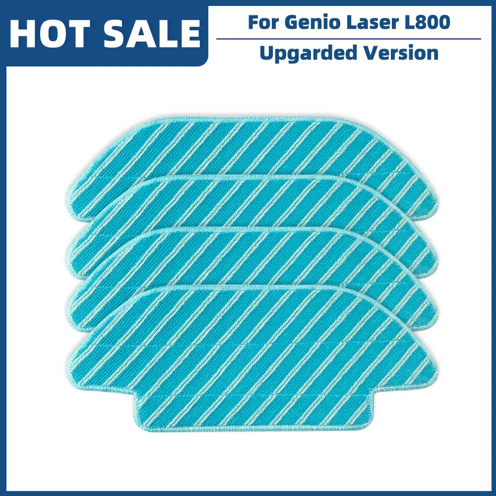 

Сменные детали для робота-пылесоса Genio Laser L800, насадка на швабру с роликом и основной боковой щеткой, тряпка, аксессуары