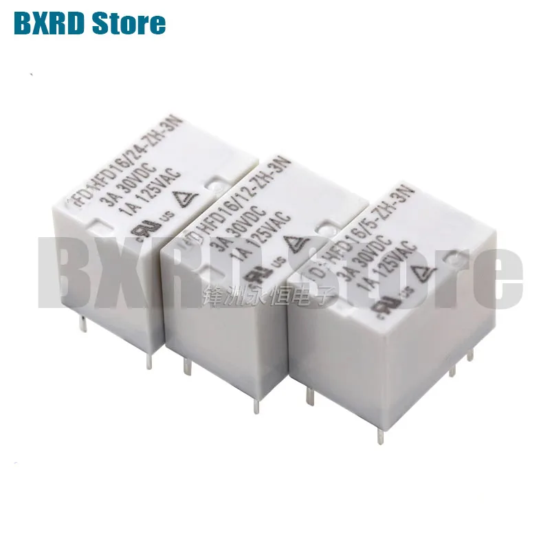 Микросхема HFD16-12-ZFH/ZH-3N 12 В постоянного тока 6 контактов 1 А 10 шт