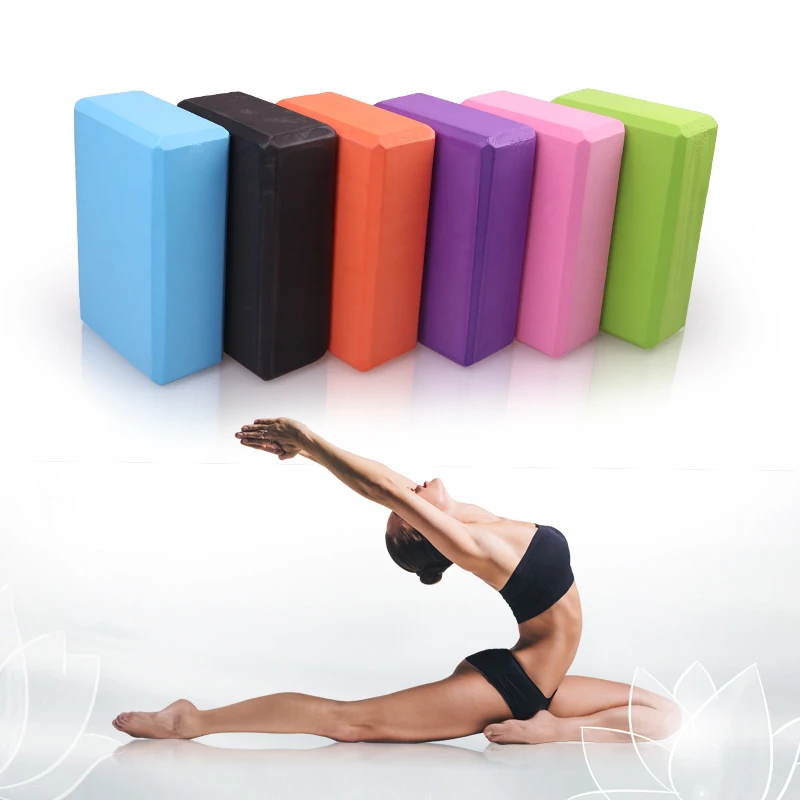 

EVA Yoga Block Set Pilates Brick Fitness Belt Set for Exercise Workout Fitness Training Block Brick Stretching Belt Yoga Bolster
