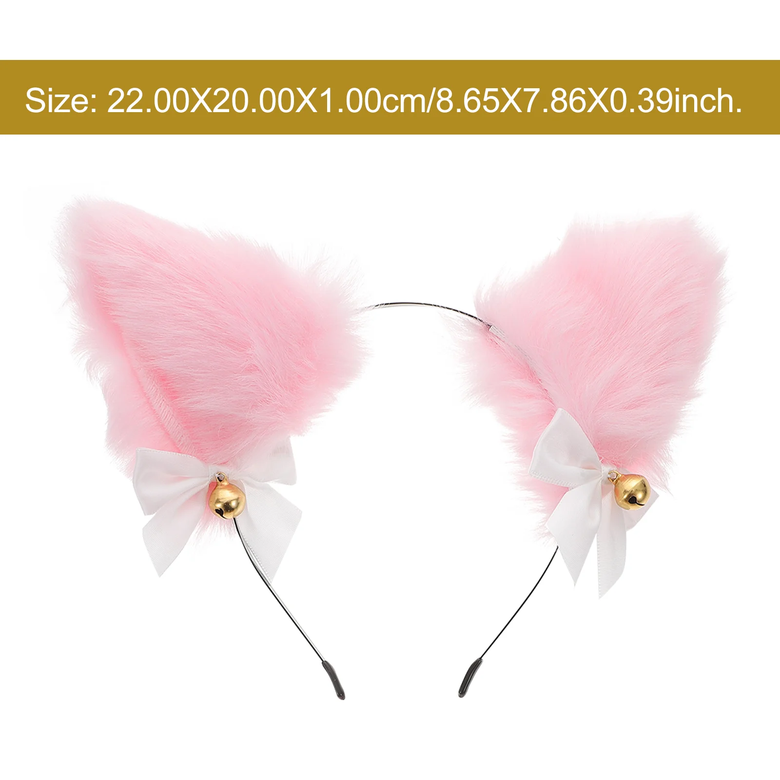 Повязки на голову с бантом-колокольчиком колье кошачьими ушками и