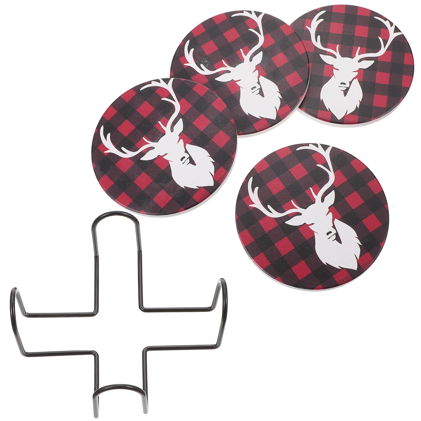 

1 Set Xmas Household Bowl Coasters Tabletop Cup Pad