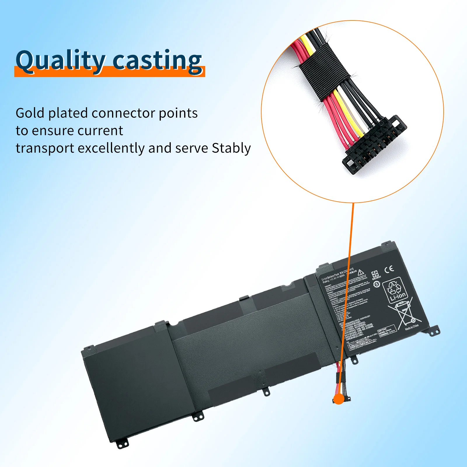 C32N1415 11 4 в 95 Вт · ч Аккумулятор для ноутбука Asus ZenBook Pro UX501 G501VW G501JW UX501VW UX501JW N501VW UX501LW