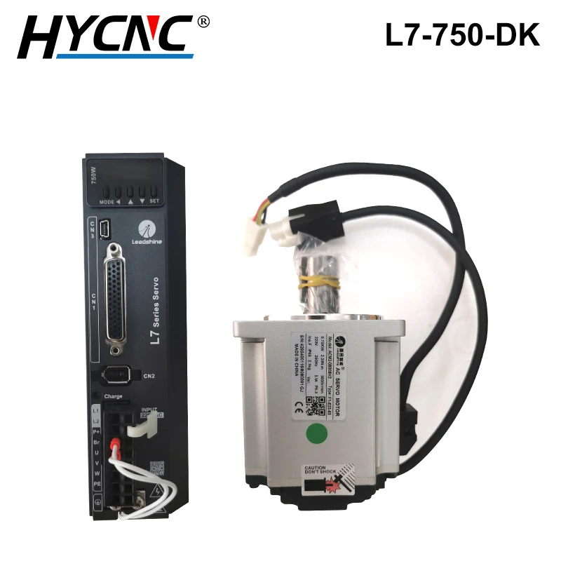

Leadshine L7-750 Servo Motor Driver 5.5A Pulse Control Driver 750W Servo Motor Set For CNC Router Engraving Milling Machines