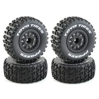 4pcs 112mm 110 short course truck tires tyre wheel with 12mm hex for traxxas slash arrma senton vkar 10sc hpi rc car