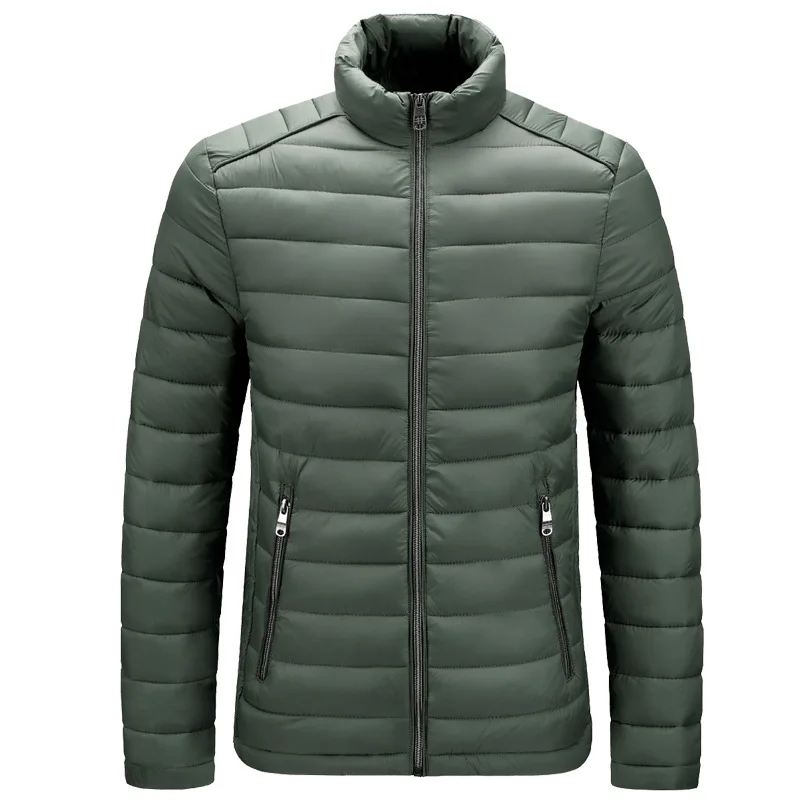 Men's Jacket The New Parkas Stand Collar Winter Jackets Thin Cotton Coat Men's Cold Jacket