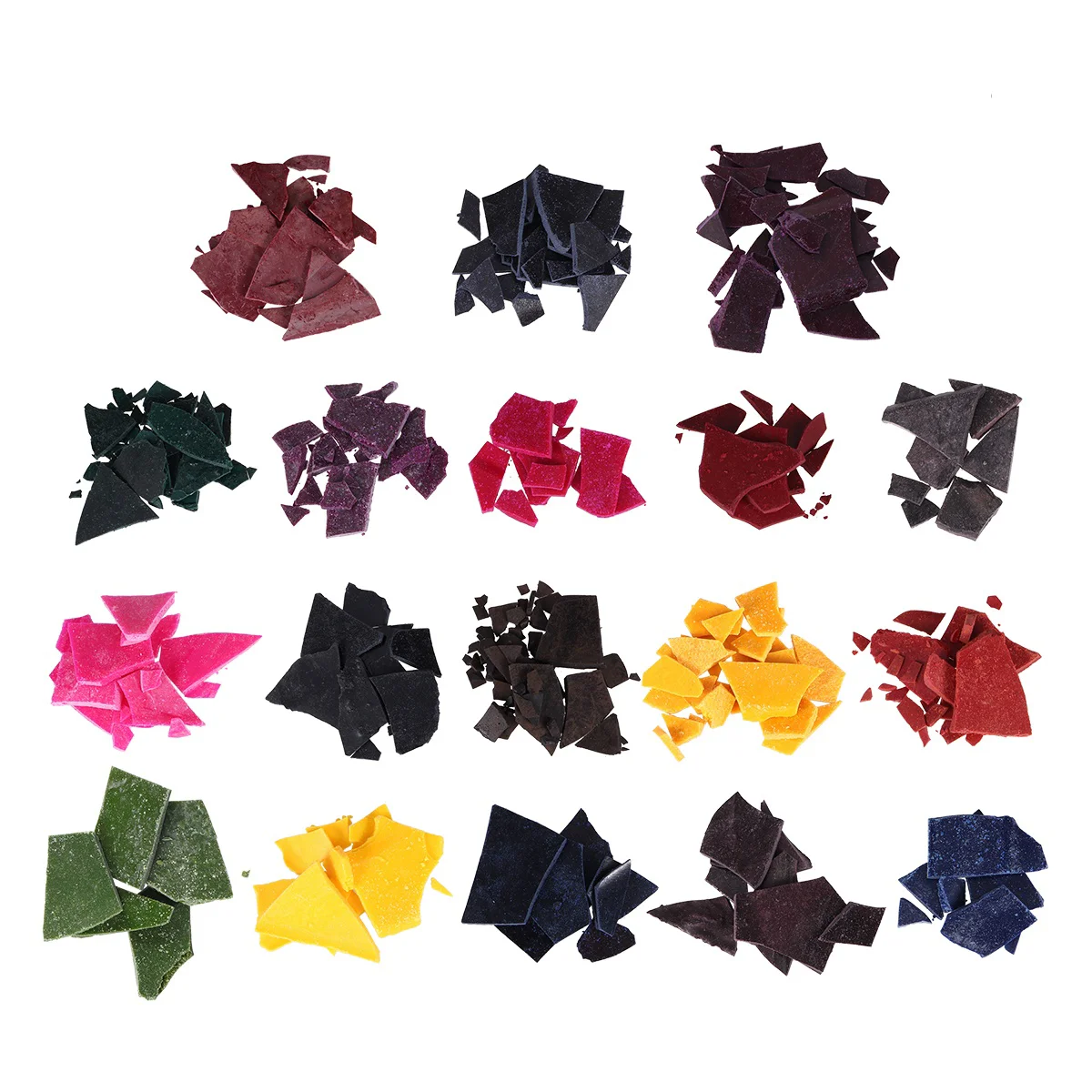 

18 Pcs Coloring Supplies Wax Soy Wax Dying Dye Blocks Soy Wax Making