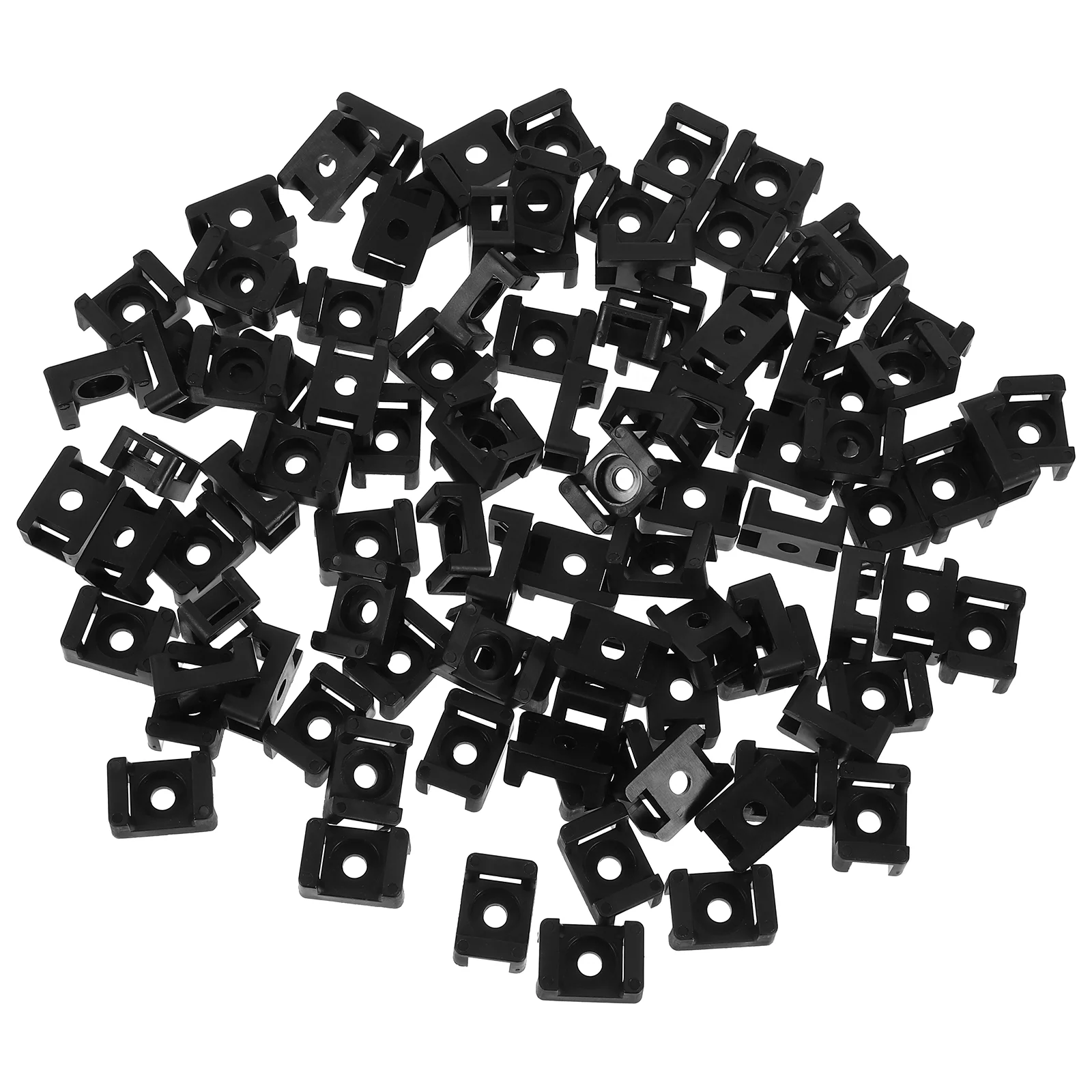 100 шт. держатель для проволоки седло типа крепления базовые кабельные стяжки на