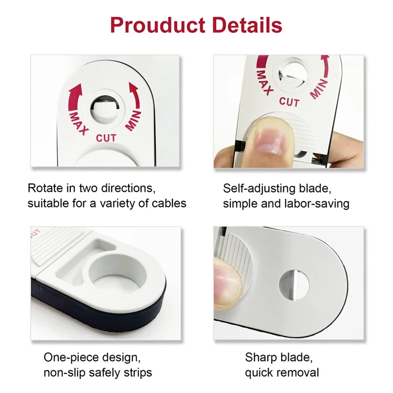 Универсальный инструмент для зачистки сетевых проводов Cat5E Cat6 Cat7 Cat8 —