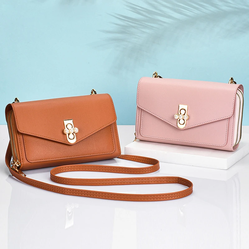 

Free Shipping women's shoulder bag 2023 Metal Chain Brand Crossbody Bag For Women Clutch Bags Ladies Hand Bag