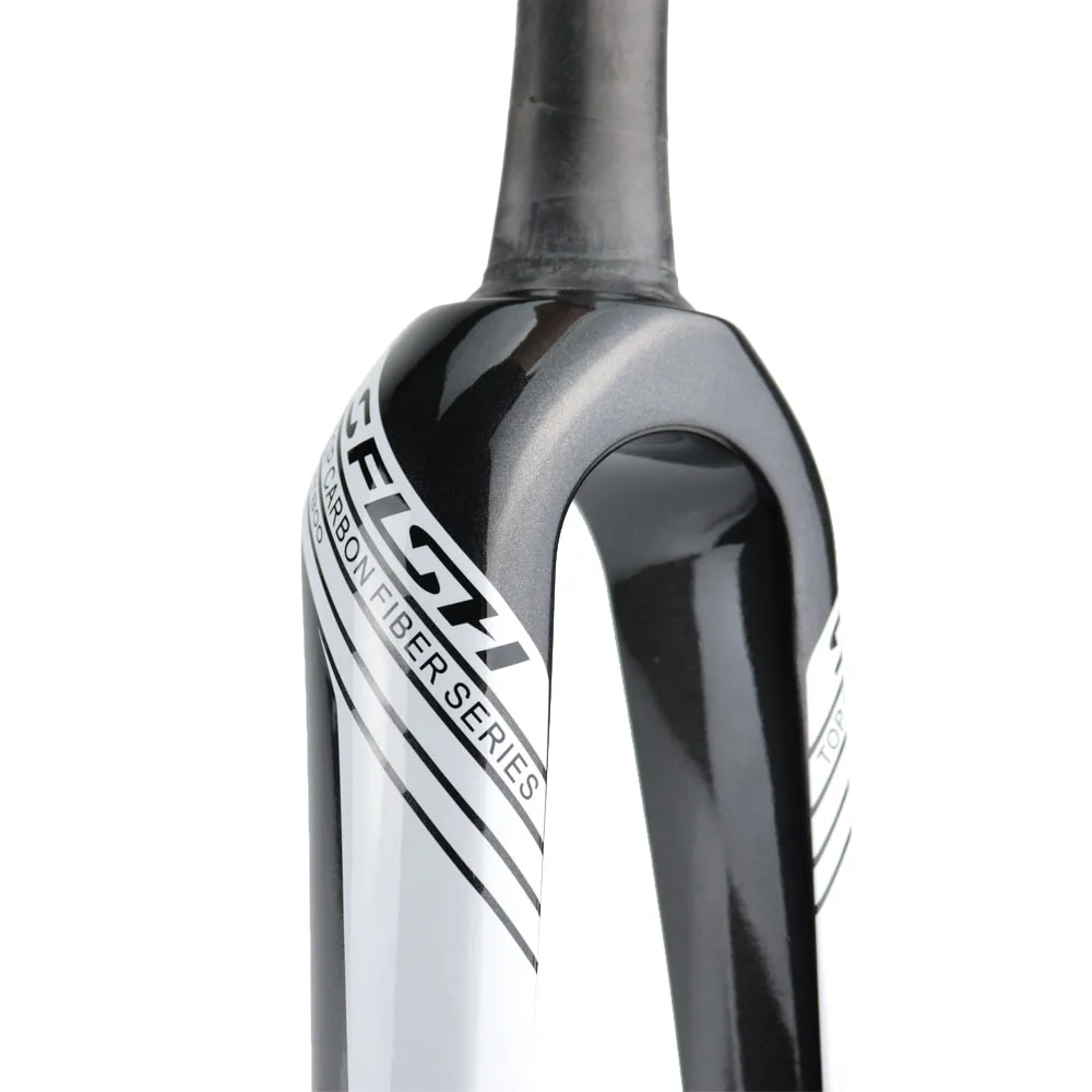 Вилка из углеродного волокна для дорожного велосипеда 100*12 мм 700 * 45C/650B 2 1 | Спорт и