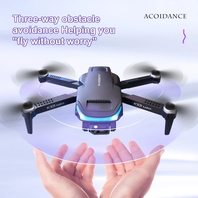 With Helicopter Drone Drone Obstacle Camera Aircraft Flow Four-axis Double Camera Optical Avoidance enlarge