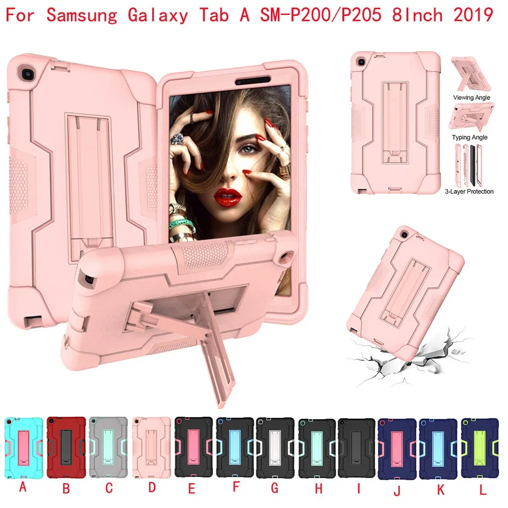 

Для совместимости с samsung Galaxy Tab A SM-P200/P205 8,0 дюймов 2019 чехол смарт-чехол с подставкой