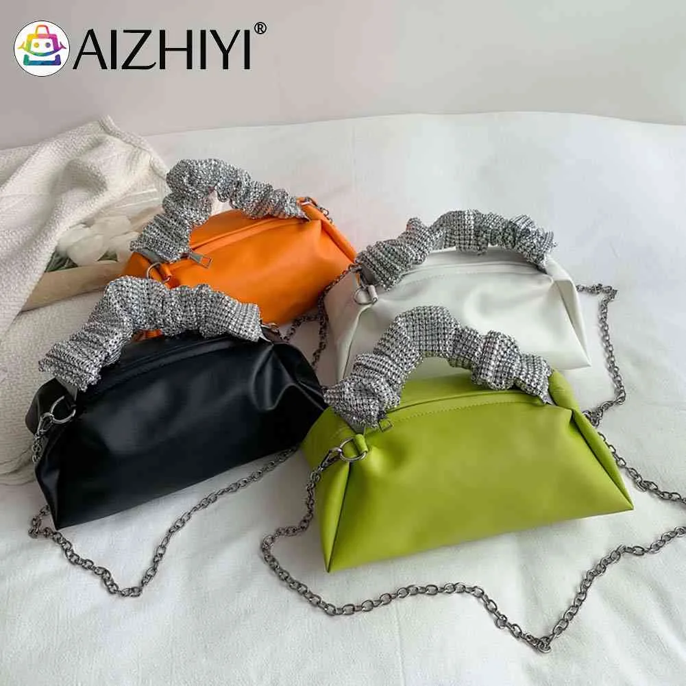 

Shoulder Cloud Bag Leather Shoulder Small Tote Female Travel Underarm Top Handle Bags Leisure Purse Bag for Women