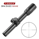 T-EAGLE SR 4.5X20WA оптический прицел с фиксированным прицелом HK, прицел для охоты с оптическими креплениями для пневматики, подходит для страйкбола
