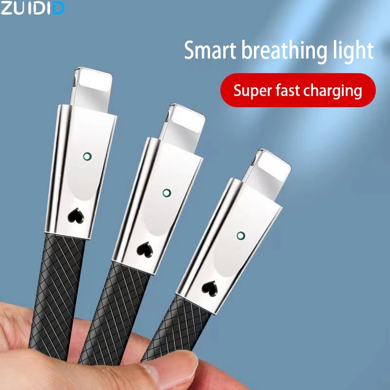 Zuidd-Cable USB de carga rápida para móvil, cargador básico de 1,2 M/1,8...