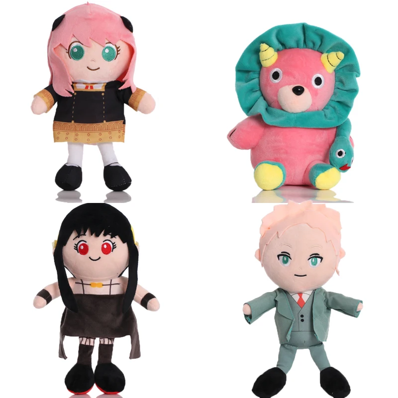 

Anime Spy X Family Plush Doll Cartoon Anya Forger Yor Chimera Twilight Character Stuffed Toy Cosplay Props for Kids Fans Gifts