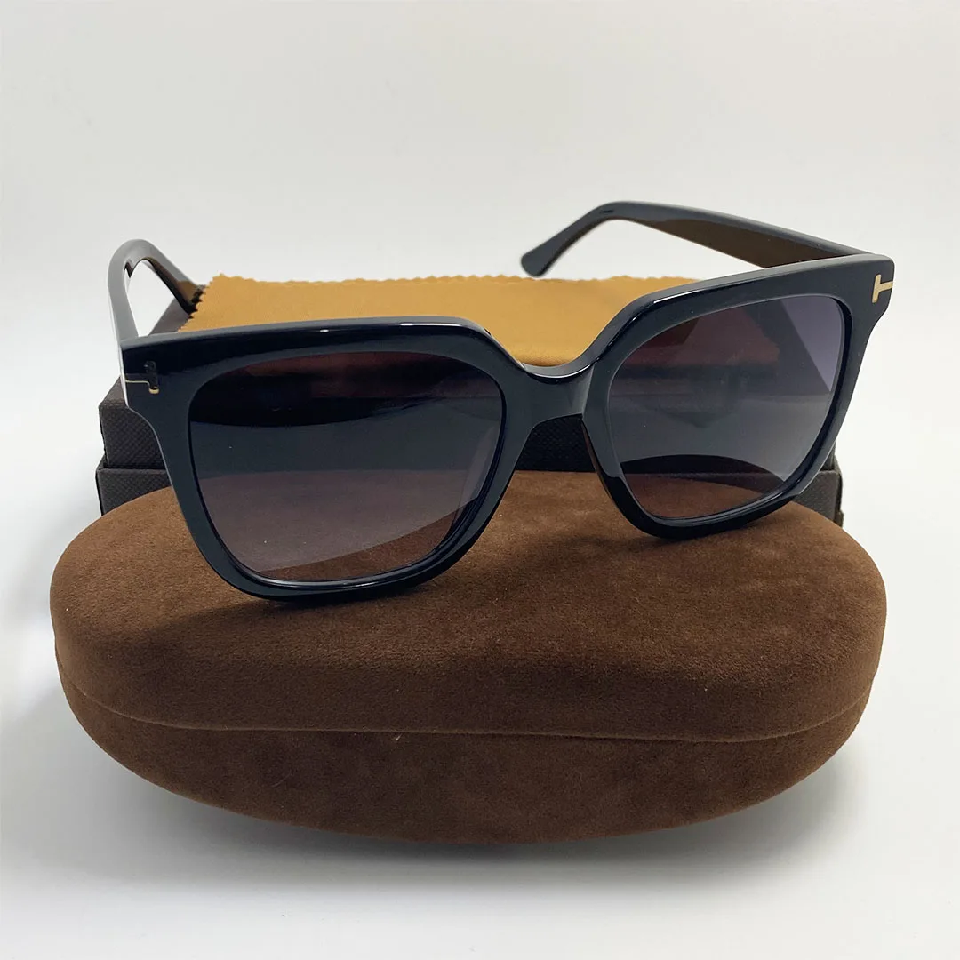 

Acetate Retro Sunglasses For Men Women Square Shape Vintage Popular Fashional Brand Designed Female Eyewear