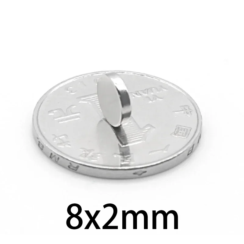 

Круглые магниты 8x2 мм