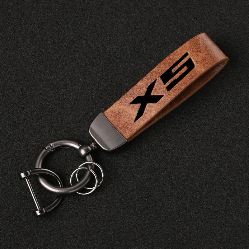 

Роскошный брелок из натуральной кожи, автомобильный брелок для ключей, держатель, ювелирные изделия, подарок на заказ для BMW X5, автомобильные аксессуары