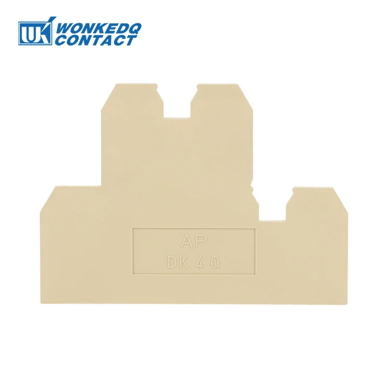 

10 шт. AP-DK4Q торцевая крышка для DK4Q/DK354QV-35, аксессуары для разъема клеммной колодки, двухуровневая изоляционная плата AP DK4Q/35 DK4QV/35