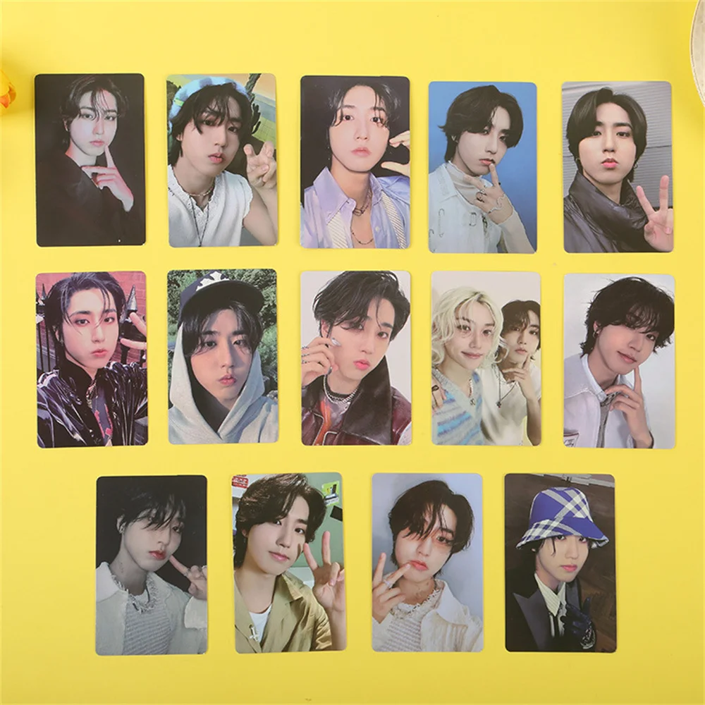 KPOP Idols новый альбом ATE HD фотокарточки двухсторонние карты ЛОМО Felix Hyunjin Bangchan