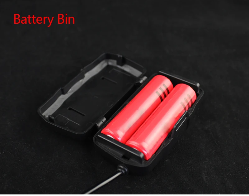 Фонарь налобный светодиодный с 3 режимами и 2 аккумуляторами 18650 |