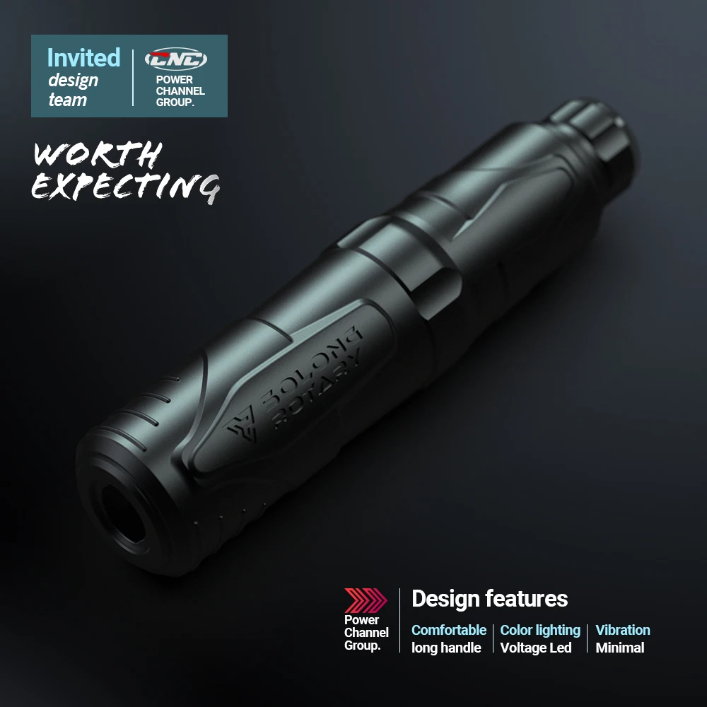 Машинка для тату-машинки Solong мотор с пустотелым стаканом RCA Интерфейс