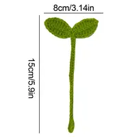 Вязаный листик#5
