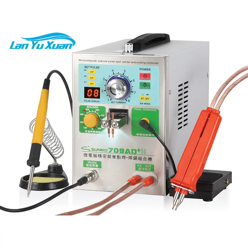 

3.8kw high power Pulse Spot Welder S709AD+ Induction automatic spot welding machine 18650 power lithium battery welding machine