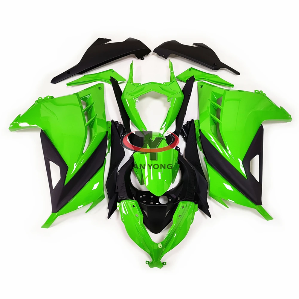 Кузов Cowling Яркий твердый зеленый инъекционный мотоцикл для Ninja300 ниндзя 300 2013-2017