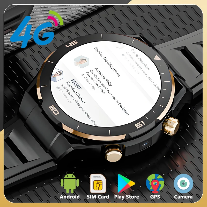 4G Net Android Смарт-часы SIM-карта Bluetooth Smartwatch