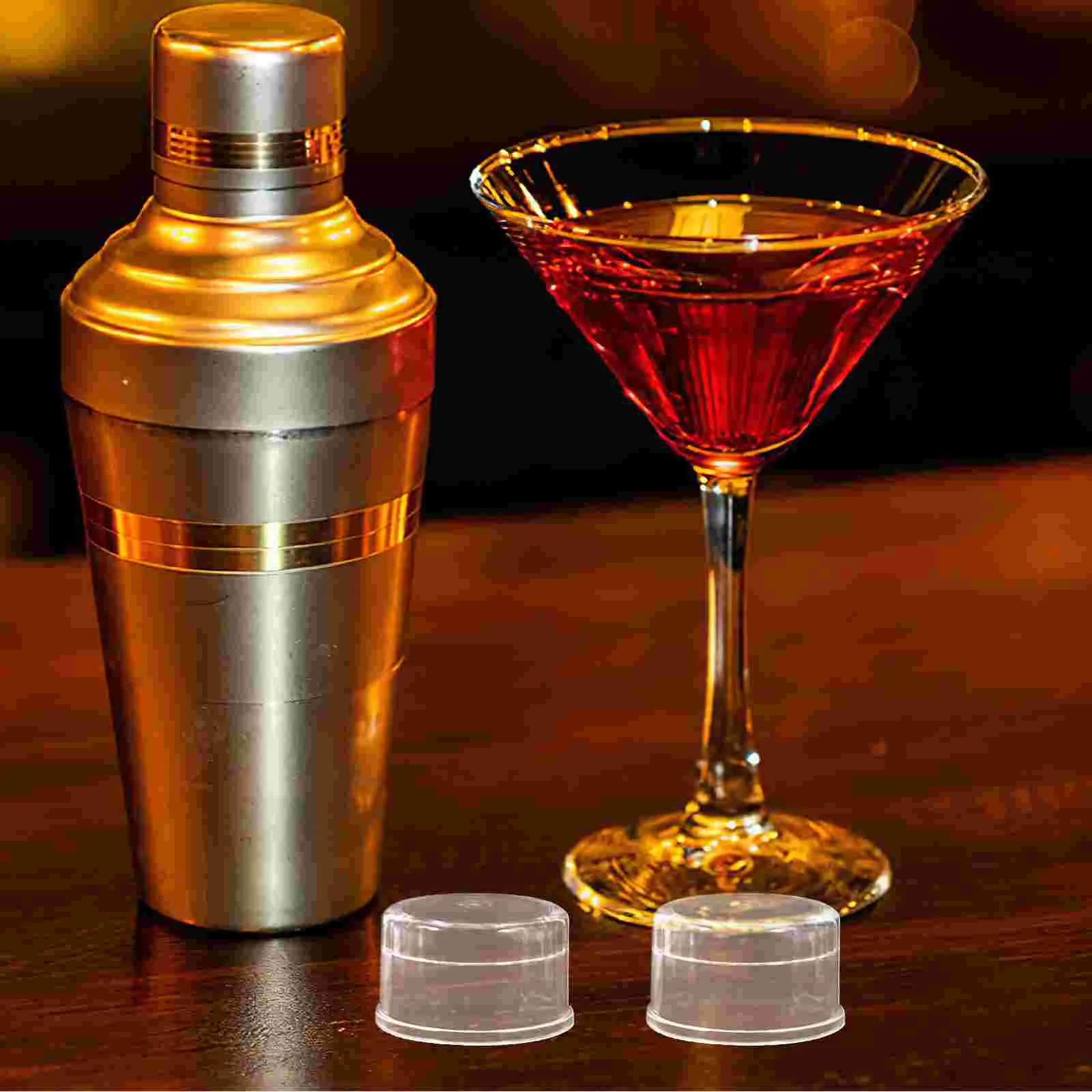 10 шт. Стеклянные стаканчики с крышкой противоскользящие крышки для стаканчиков