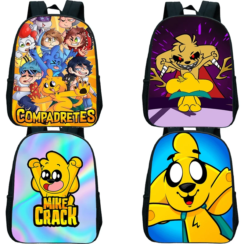

Funny Compadretes Backpack Mikecrack School Bags Escolar Boys Girls Kids Kindergarten Bags Mochila Child Backpacks Small Bookbag